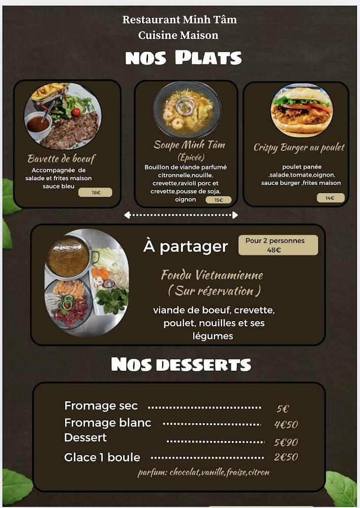 Restaurant MinhTâm - Menu Image 1